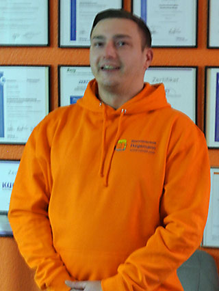 Außendienstmitarbeiter Wiktor Knopinski von Abwassertechnik Hagemann GmbH